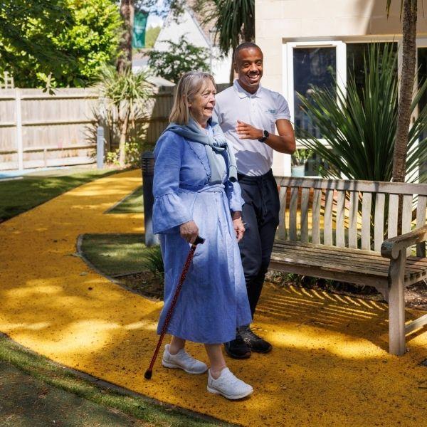 walking-outside